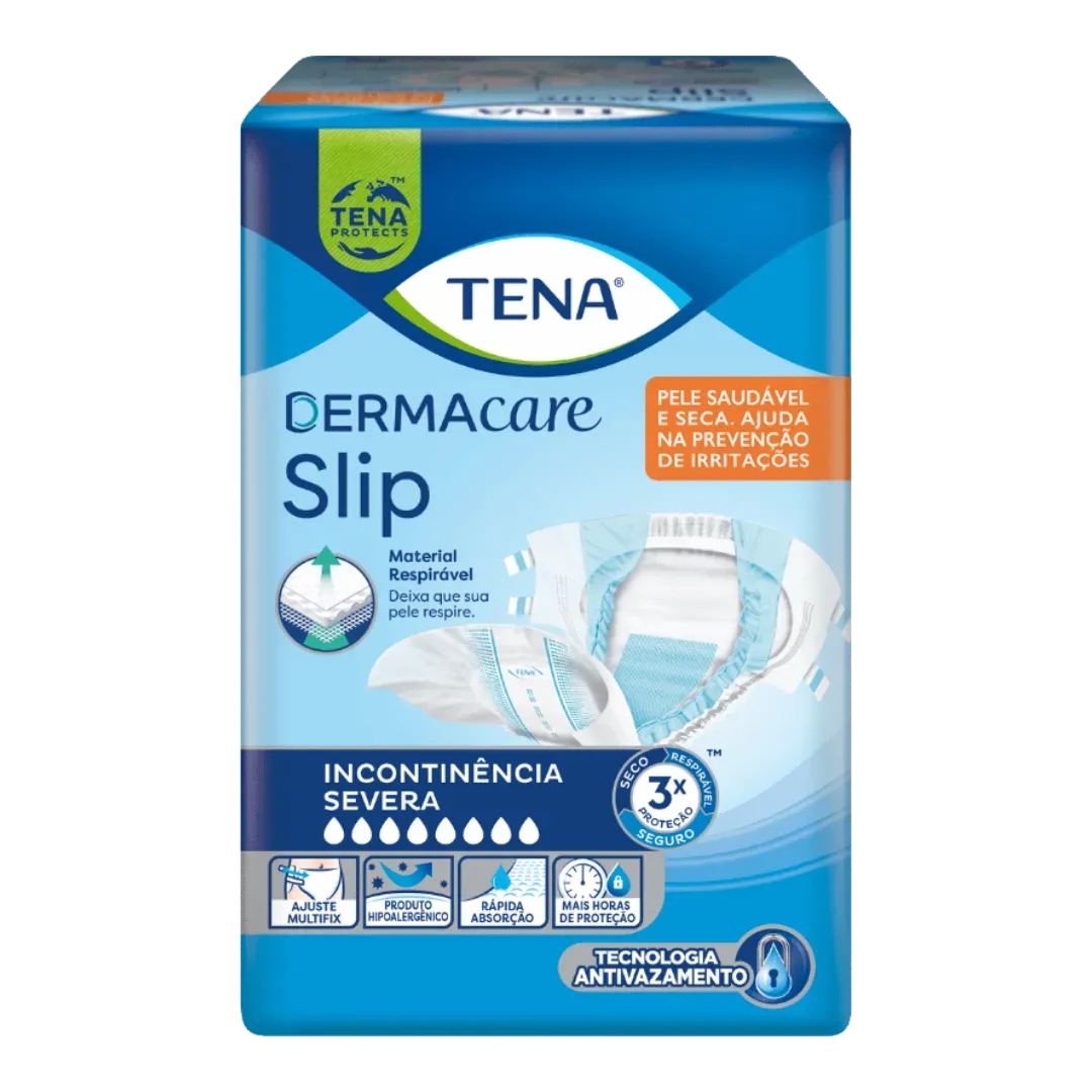 TENA FRALDA DERMACARE SLIP
